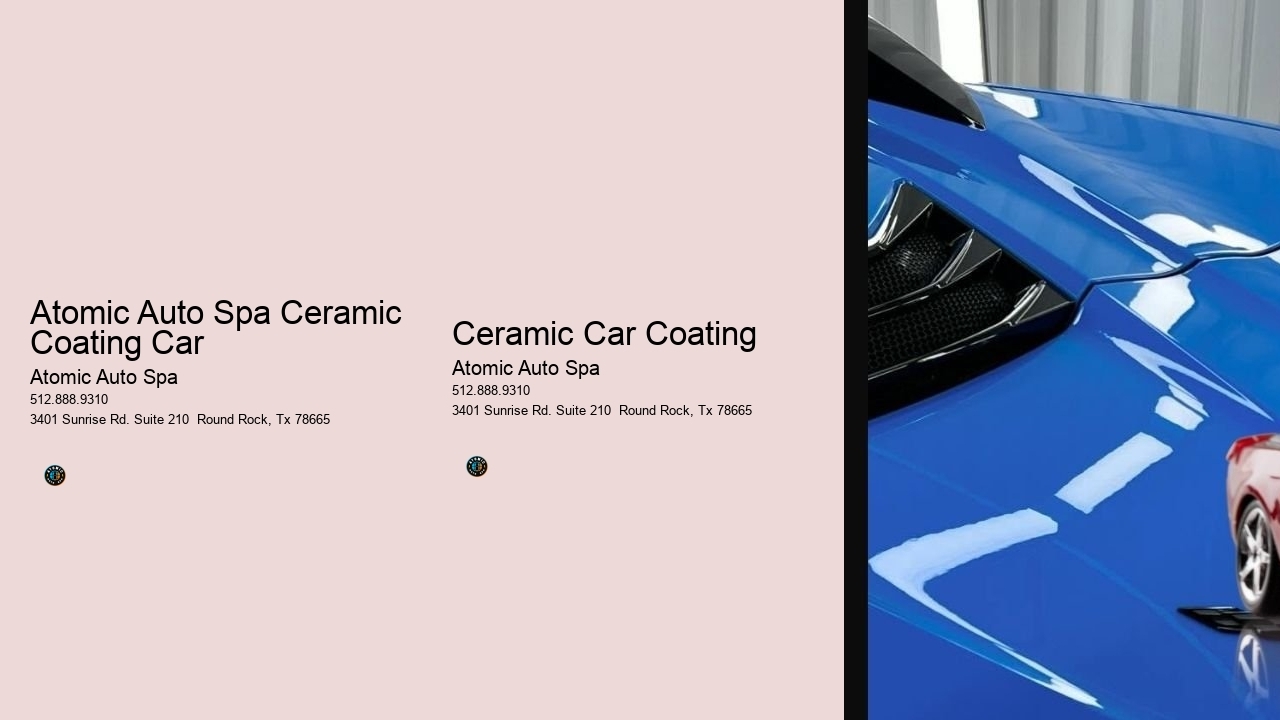 Atomic Auto Spa Ceramic Coating Car